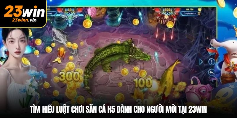 Tìm hiểu luật chơi săn cá H5 dành cho người mới tại 23win