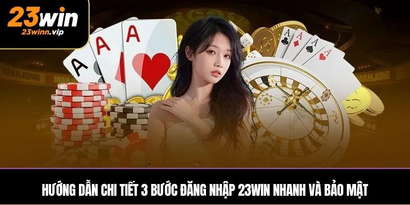 Hướng dẫn chi tiết 3 bước đăng nhập 23WIN nhanh và bảo mật