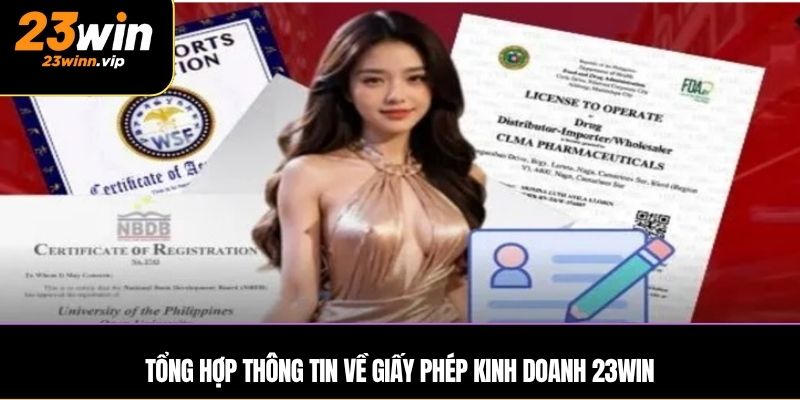 Tổng hợp thông tin về giấy phép kinh doanh 23WIN